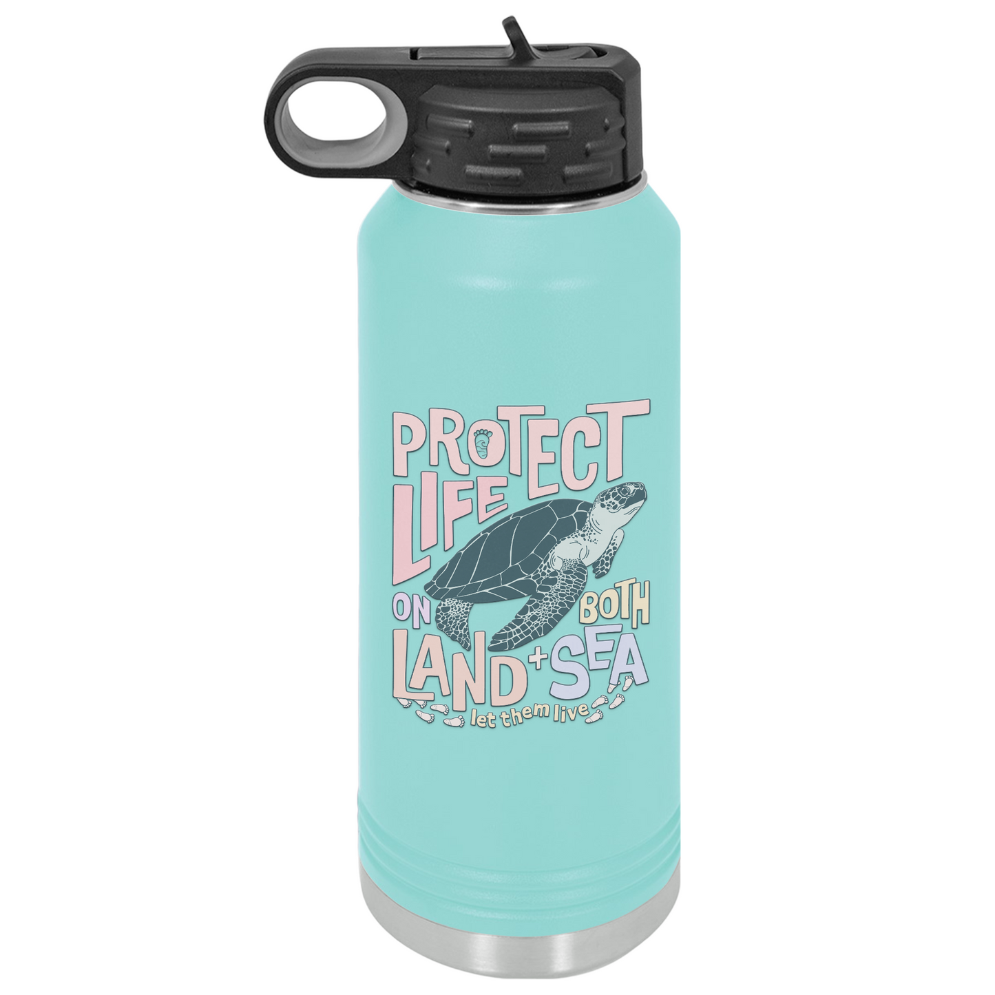 Land + Sea (Water Bottle, 32oz)