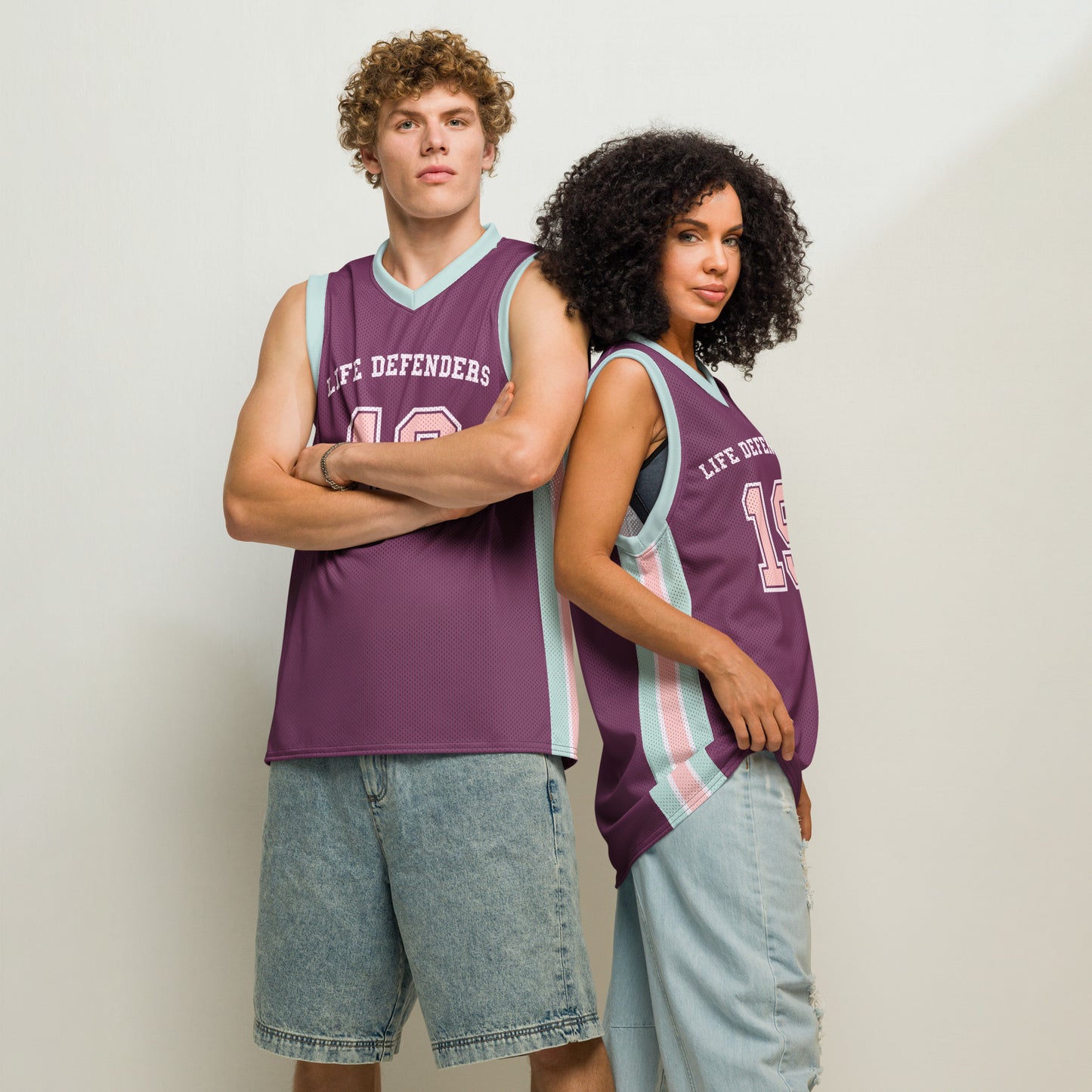 'Life Defenders' Basketball Jersey
