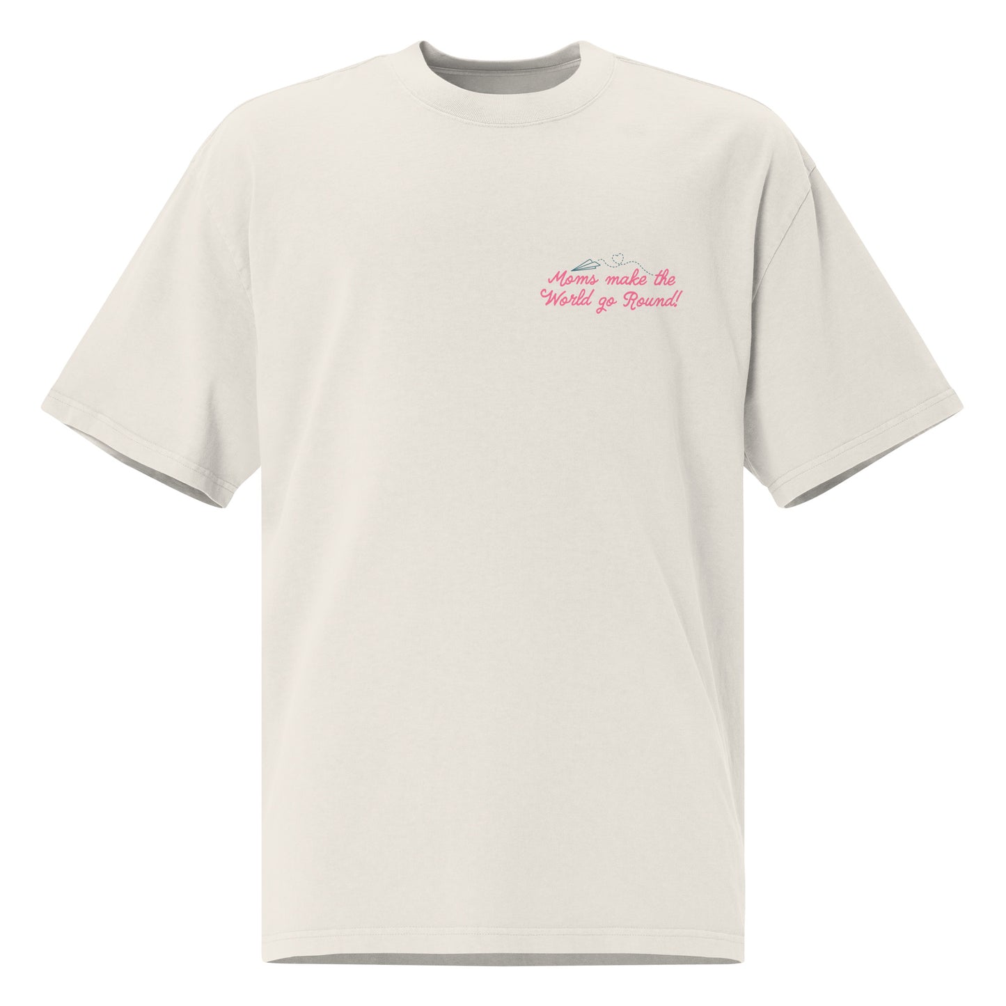 'World' Oversized Shirt (Cream)