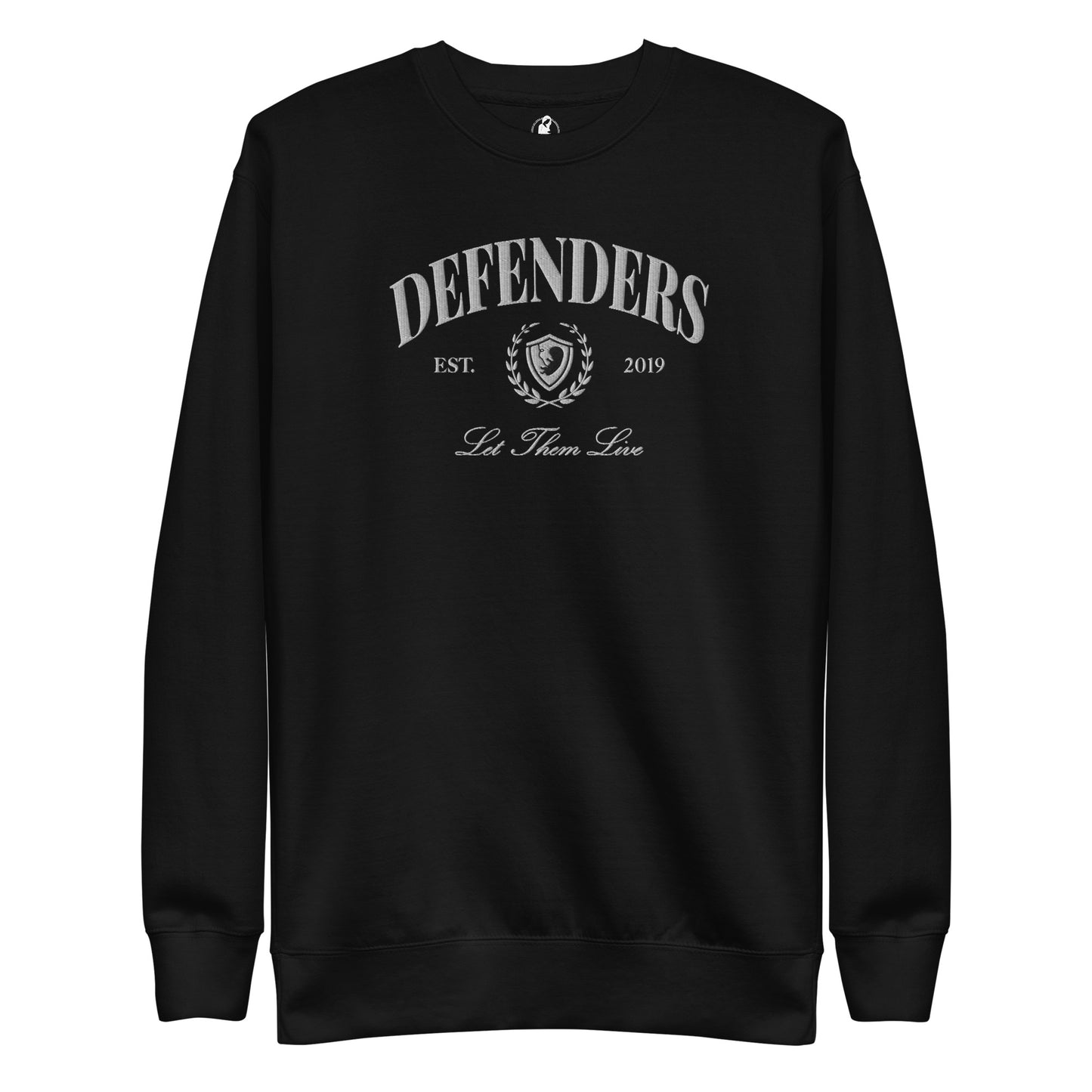 Embroidered Defenders Crewneck