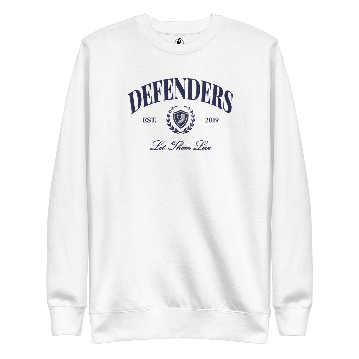 Embroidered Defenders Crewneck