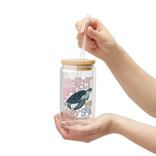 Land + Sea (Sipper Glass)