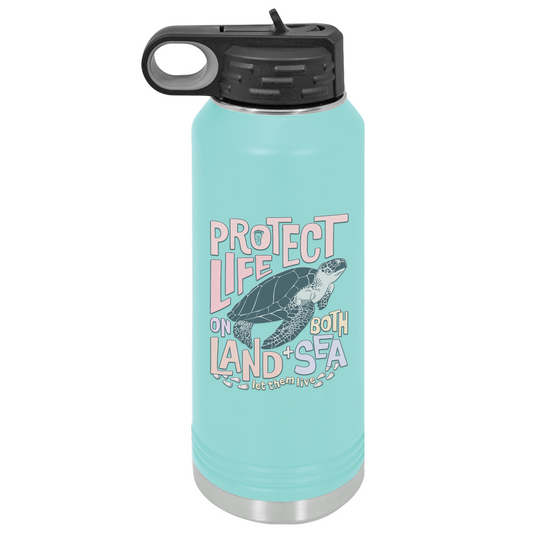 Land + Sea (Water Bottle, 32oz)