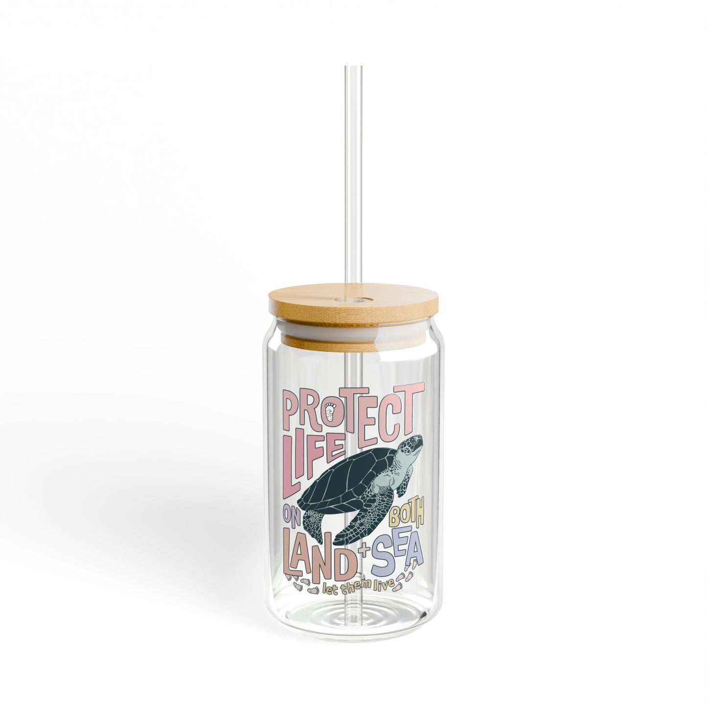 Land + Sea (Sipper Glass)
