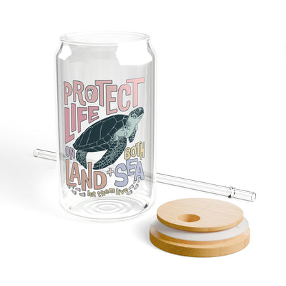 Land + Sea (Sipper Glass)