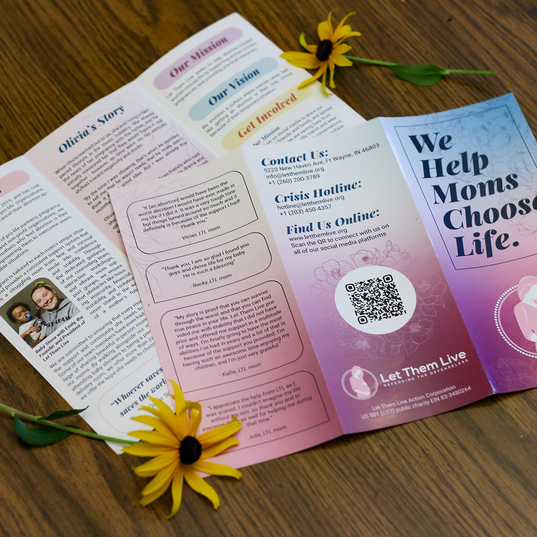 Let Them Live Brochures
