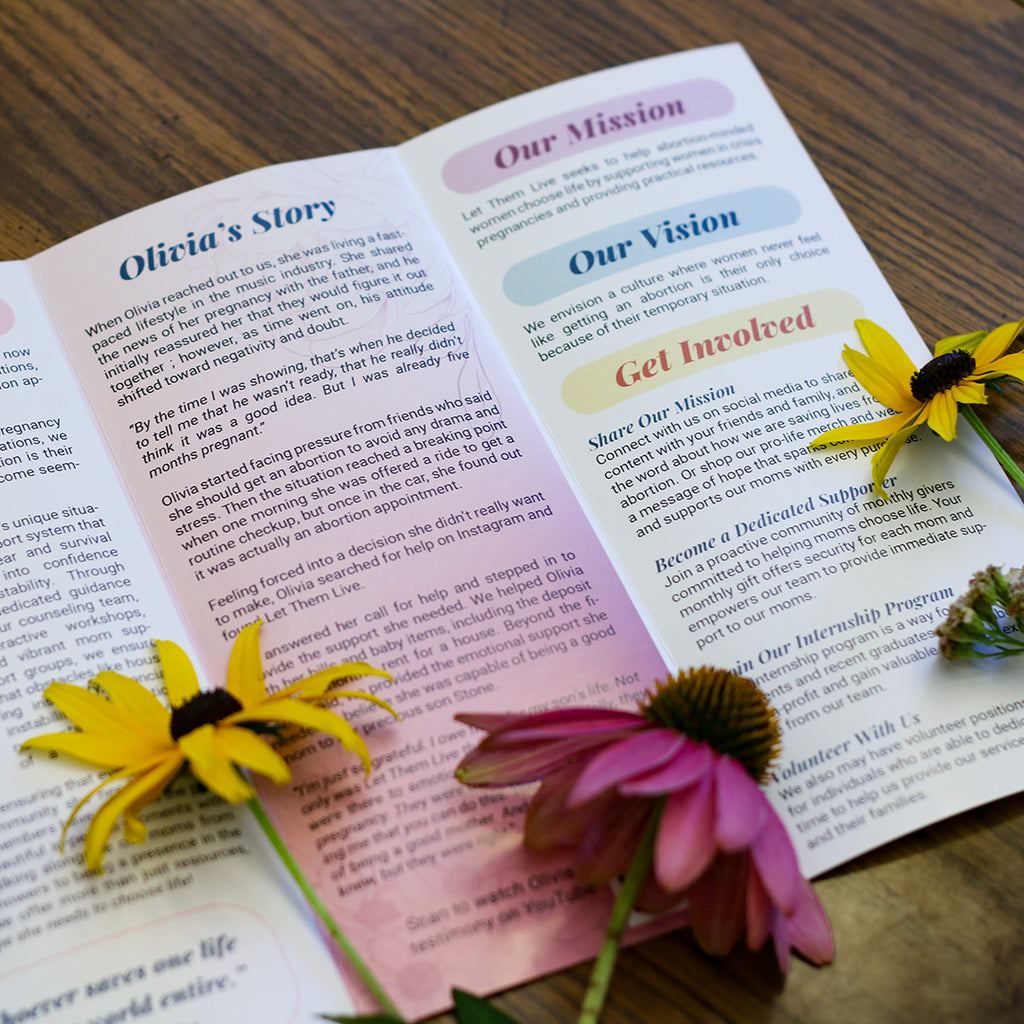 Let Them Live Brochures
