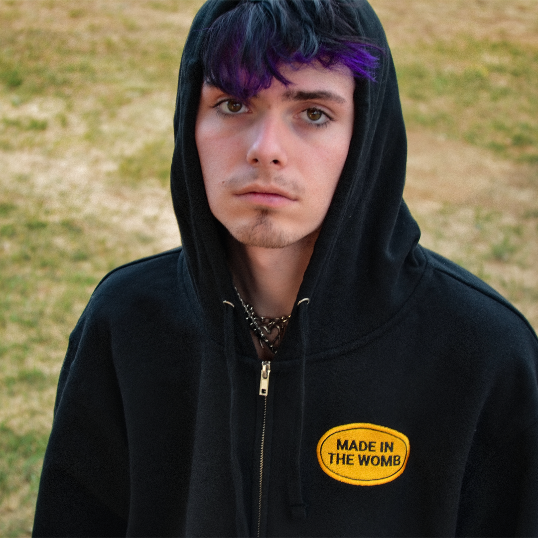 Made In The Womb Fleece Zip-up Hoodie