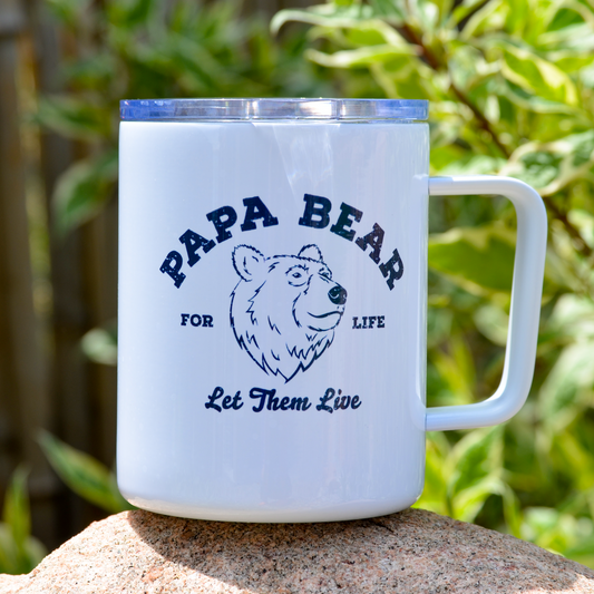 Papa Bear (For Life) Travel Mug