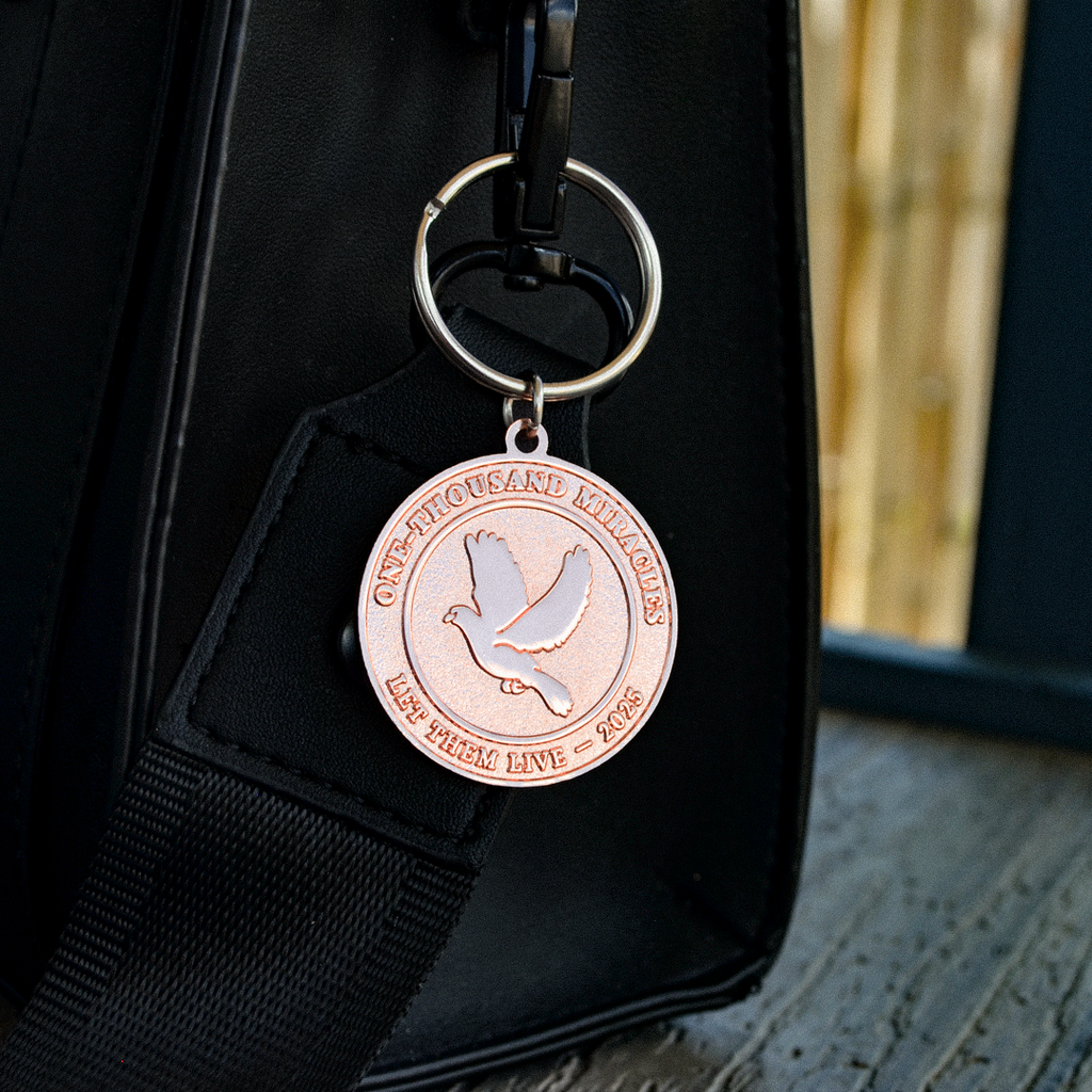 1000 Miracles Commemorative Keychain