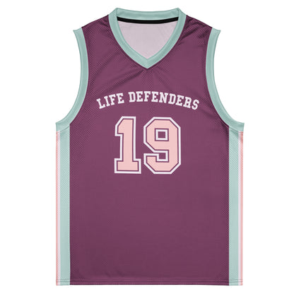 'Life Defenders' Basketball Jersey