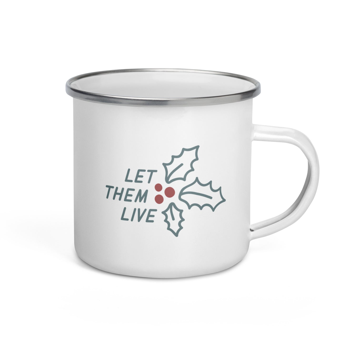 'All I Want' Enamel Mug