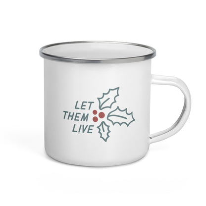 'All I Want' Enamel Mug