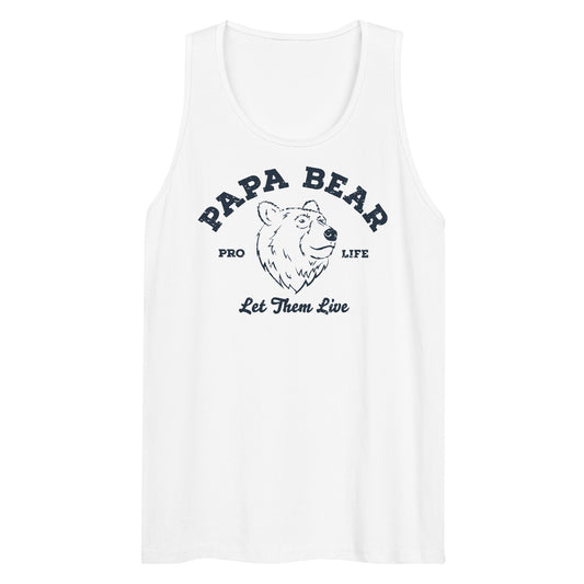 Papa Bear (Pro Life) Men's Tank Top