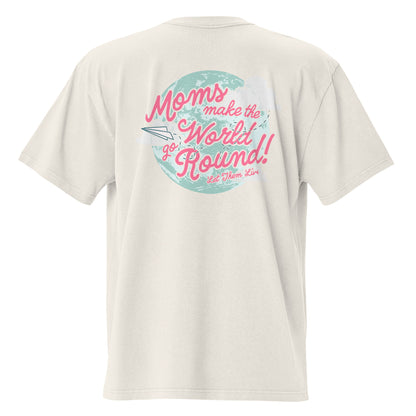 'World' Oversized Shirt (Cream)
