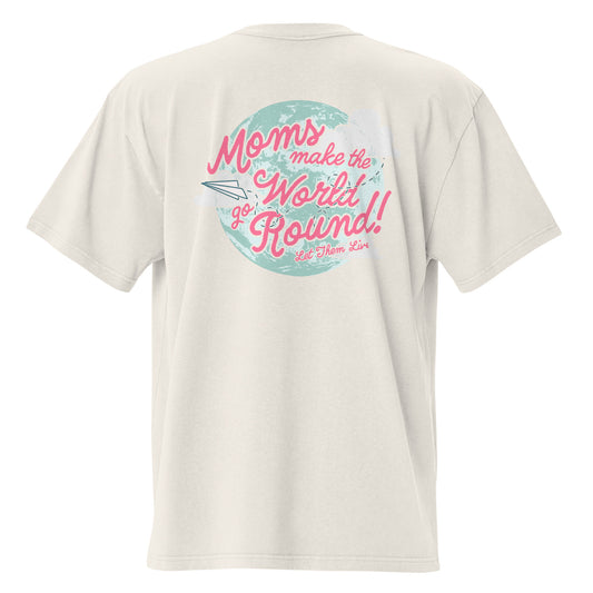 'World' Oversized Shirt (Cream)
