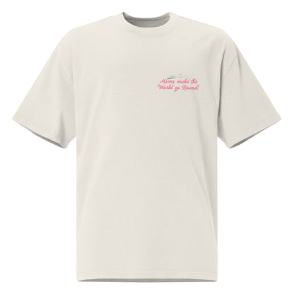 'World' Oversized Shirt (Cream)