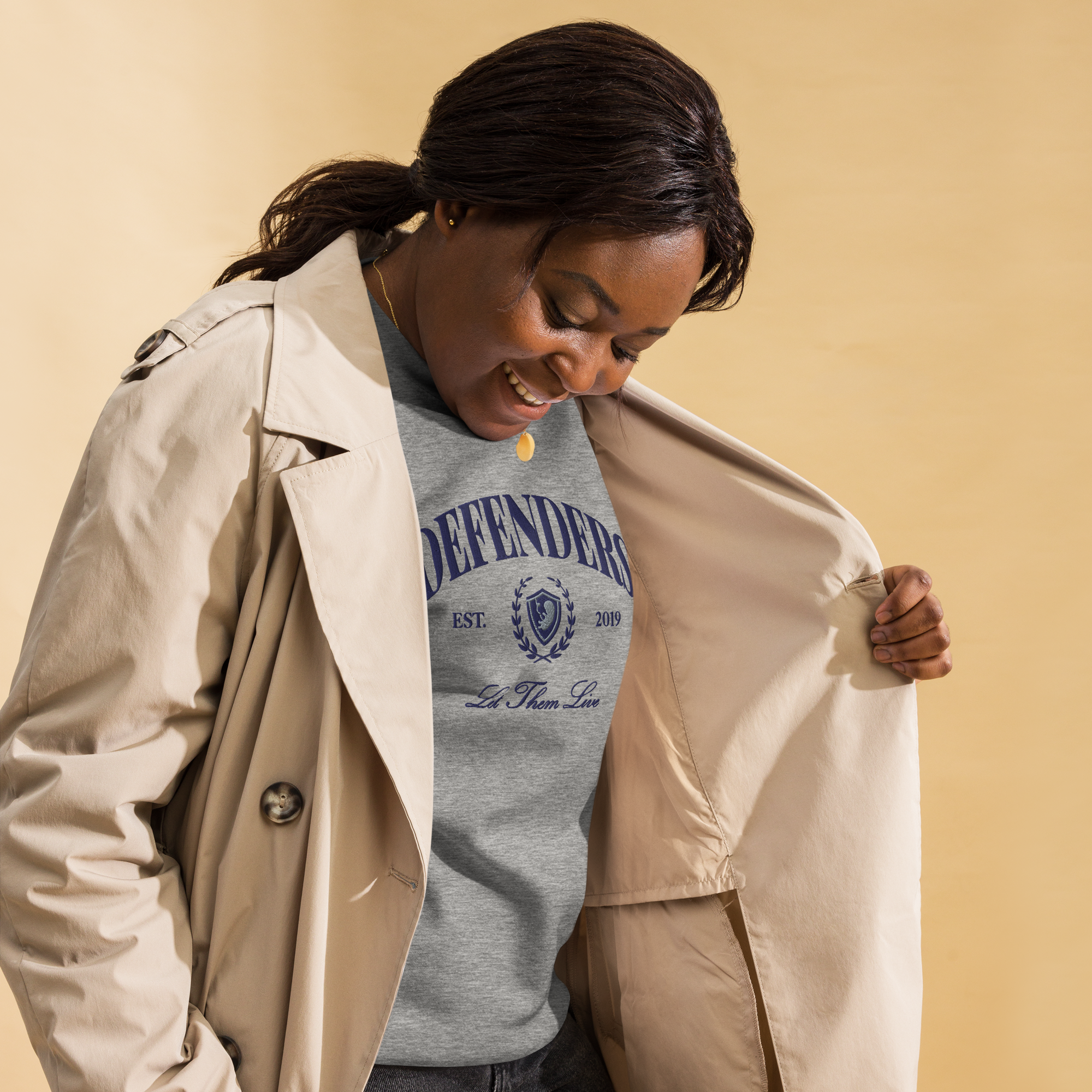 Defenders Embroidered Crewneck