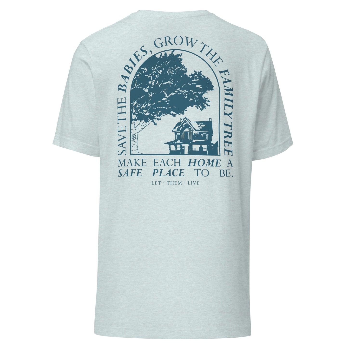 Family Tree Tee (Cyan)