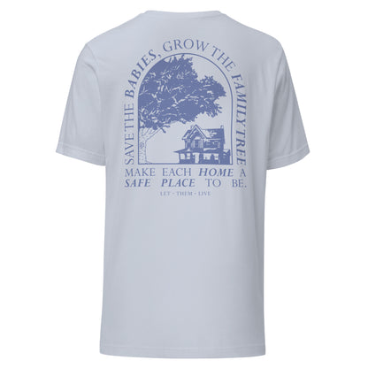 Family Tree Tee (Periwinkle)