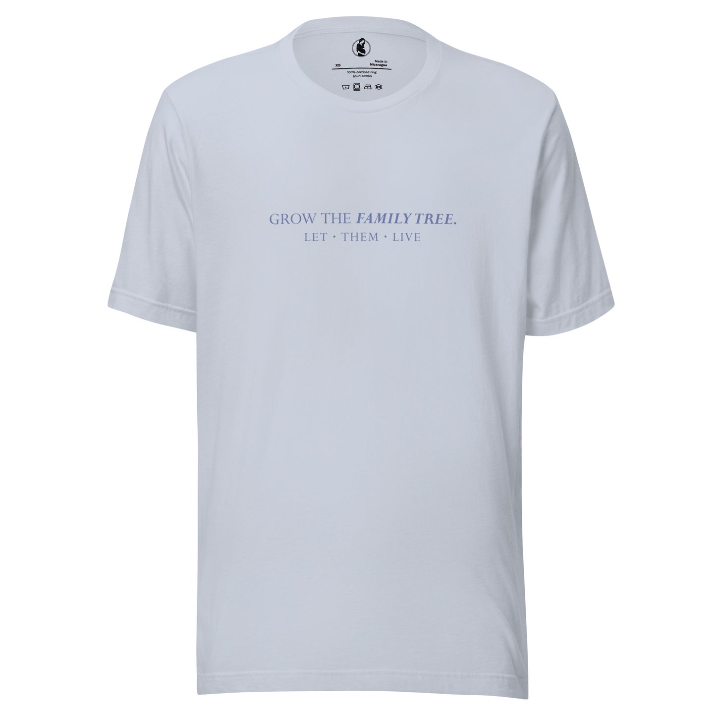 Family Tree Tee (Periwinkle)